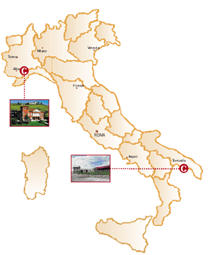 Cartina Sedi Giordano