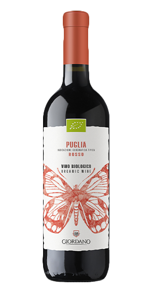 Rosso Puglia Igt Biologico - Droge Biologische Rode Wijn - 13,5% Vol, 0.75LIT