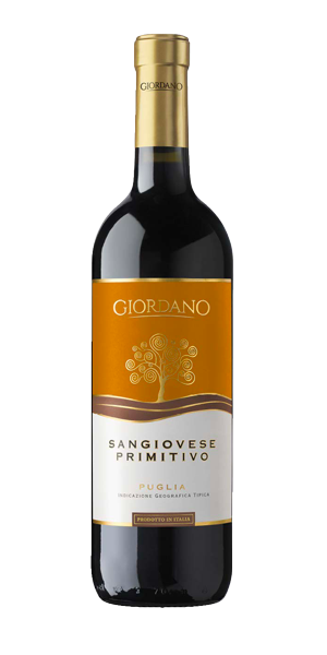 Sangiovese Primitivo Puglia Igt - Droge Rode Wijn - 13% Vol, 0.75LIT