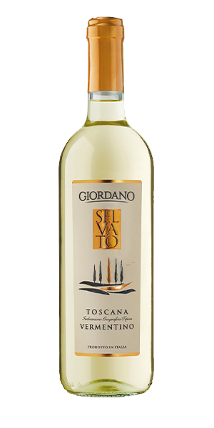 Vermentino Toscana Igt Selvato - Droge Witte Wijn - 12% Vol, 0.75LIT