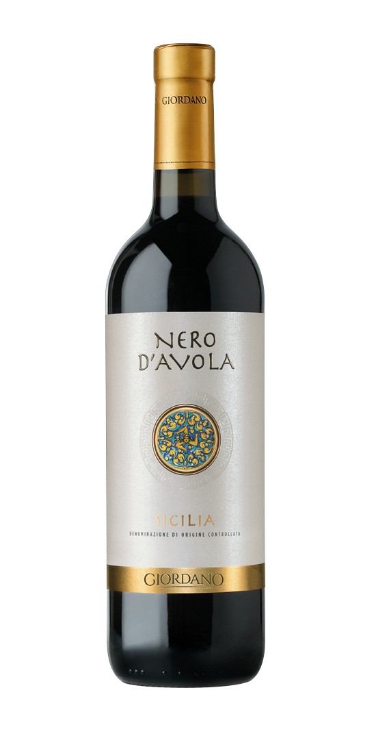 Nero D'avola Sicilia Doc - Droge Rode Wijn - 13% Vol, 0.75LIT