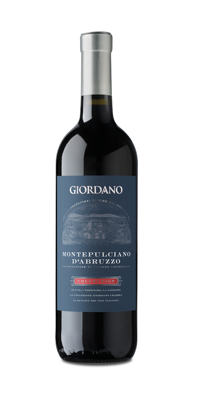 Montepulciano D Abruzzo Doc - Droge Rode Wijn - 12,5% Vol, 0.75LIT