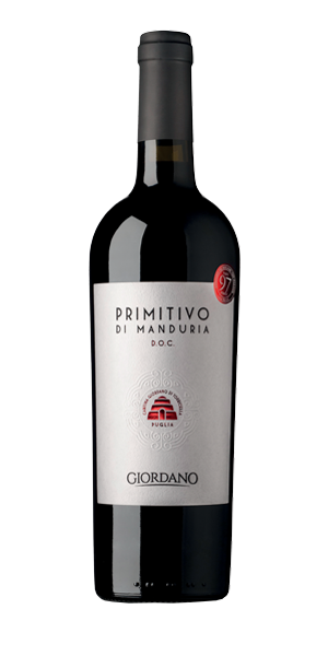 Primitivo Di Manduria Doc - Gerijpte Rode Wijn - 14.5% Vol, 0.75LIT