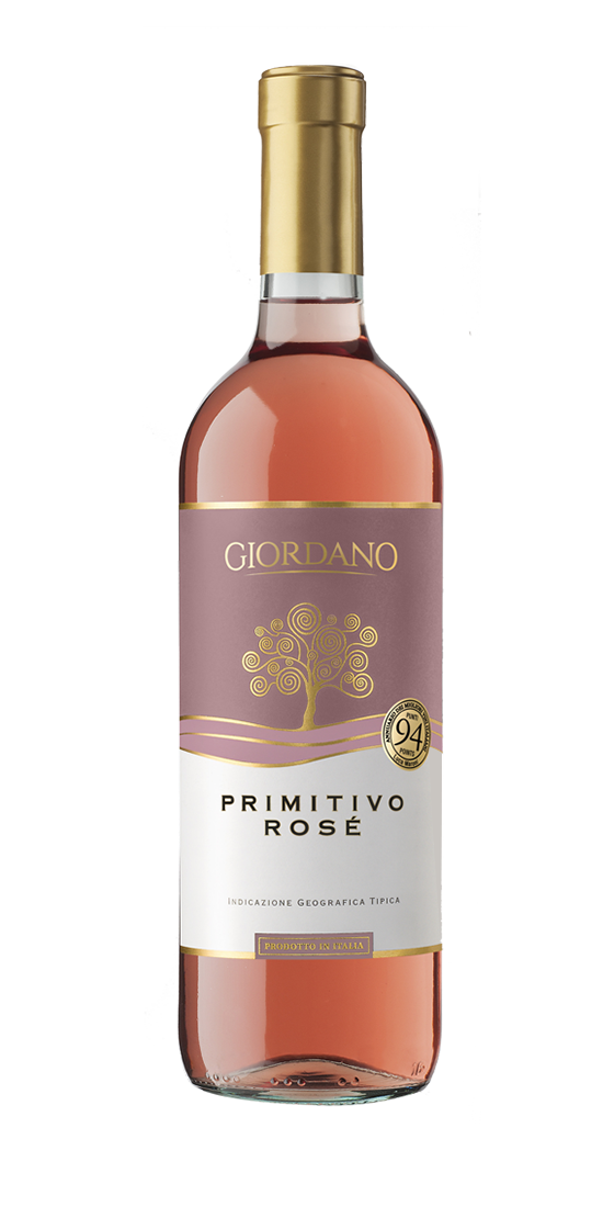 Rosato Primitivo Puglia Igt - Droge Rosé - 12% Vol, 0.75LIT