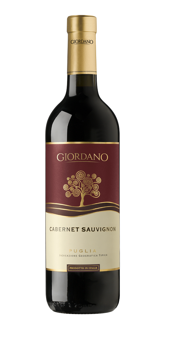 Cabernet Sauvignon Puglia Igt - Droge Rode Wijn - 12,5% Vol, 0.75LIT