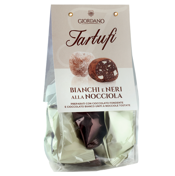 Tartufi Dolci Bianchi E Neri Alla Nocciola - 200.00GRA