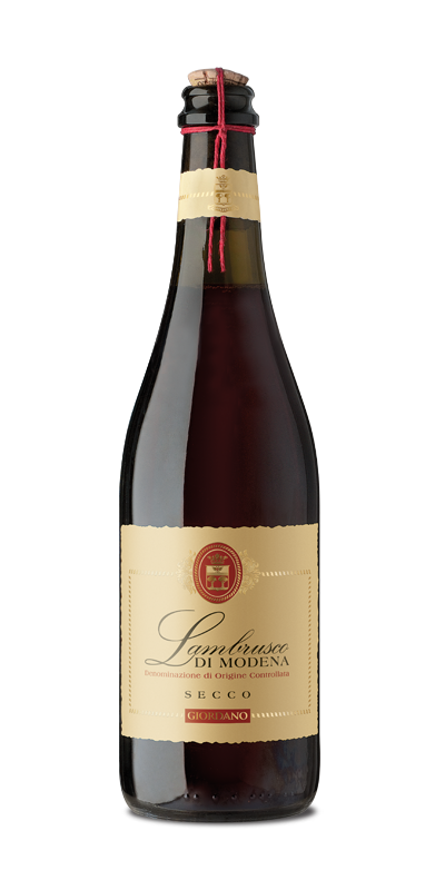 Lambrusco Di Modena Doc - Droge Rode Parelwijn - 11% Vol, 0.75LIT